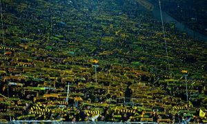 Fans van Borussia Dortmund